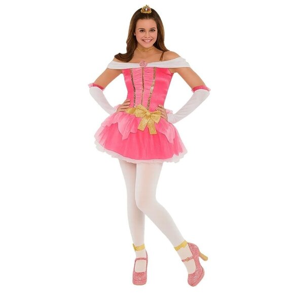 Disney Princess Aurora Halloween Costume or Dress Up Size Medium 7 - 9 New - Picture 1 of 1